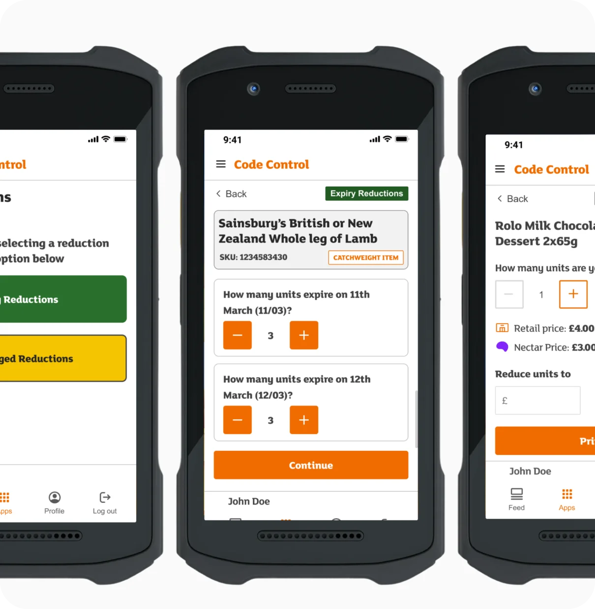 Sainsbury’s Code Control - Optimised Reductions